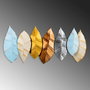 Wallity Hornbeam 4 Escultura de Pared de Metal Multicolor